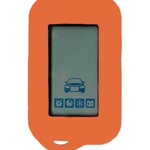 Чехол силиконовый для брелка StarLine E90 оранжевый