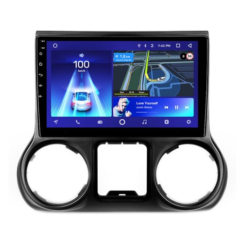 Штатная магнитола Teyes CC3 2K Jeep Wrangler 3 JK 2010-2017 (Left hand drive) 10.2" F2 L-15 авто с плоскими твитерами
