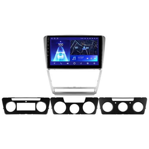 Штатная магнитола Teyes CC2L Plus Skoda Octavia 2 A5 2008-2013 10.2" silver
