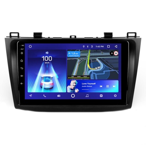 Штатная магнитола Teyes X1 Wi-Fi + 4G Mazda 3 2 2009-2013 9" (2+32Gb)