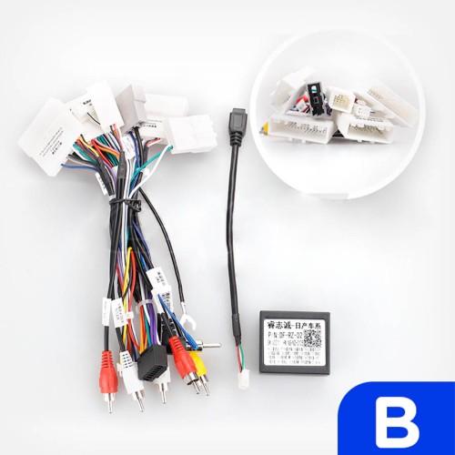 Установочный комплект Teyes для Nissan Navara D23 4 2014-2021 9&quot; (Вариант B) авто со штатной камерой заднего вида