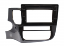 Рамка для установки в Mitsubishi Outlander 2012-2018 10" дисплея (левый руль)