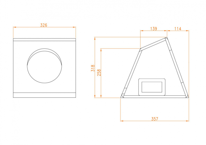 Активный автомобильный сабвуфер Piranha 8A