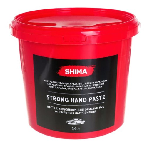 Shima Detailer "Strong hand paste" - паста с абразивом для очистки рук от сильных загрязнений 5,6 л