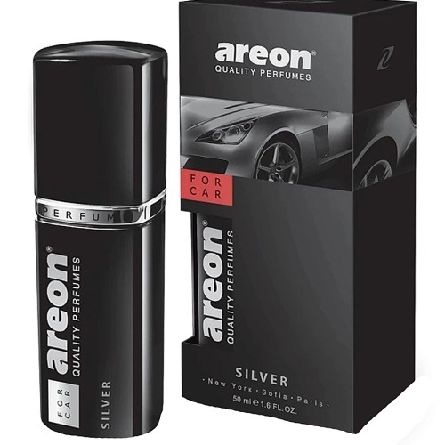 Areon Perfume - ароматизатор-спрей для салона авто silver 50мл
