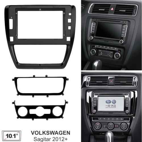Переходная рамка для установки автомагнитолы Carav 22-043 VOLKSWAGEN Sagitar 2012-2019 / Jetta 2010-2018 10.1"