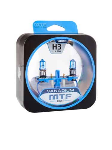 Галогенные автолампы MTF Light Vanadium H3 55W 12V (пара)
