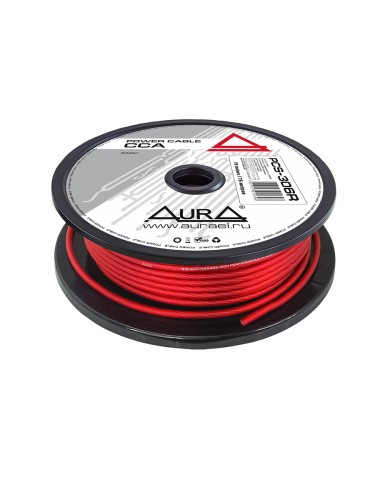 Силовой кабель AuRa PCS-306R 10AWG (6 мм2) 1м