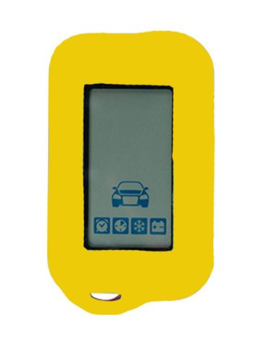 Чехол силиконовый для брелка StarLine E90 желтый