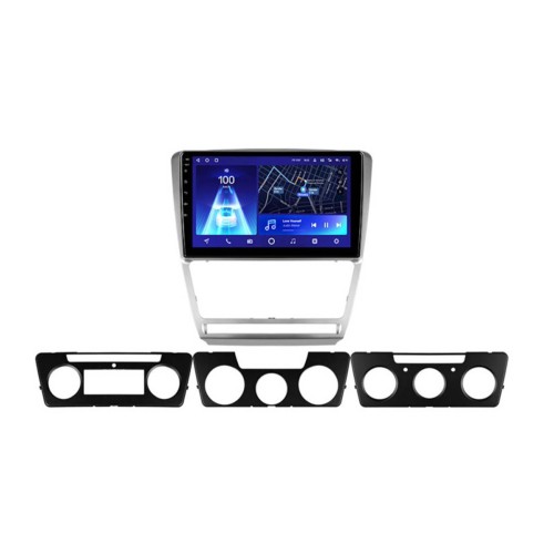 Штатная магнитола Teyes X1 Wi-Fi + 4G Skoda Octavia 2 A5 2008-2013 10.2" silver (2+32Gb)