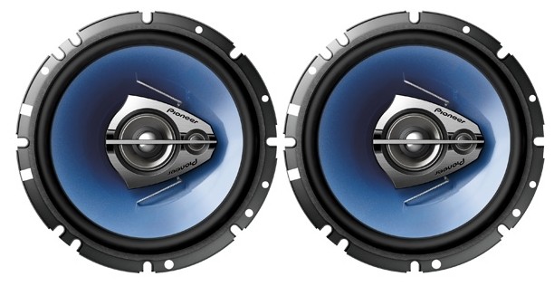 Pioneer TS-1639R 3-х полосная коаксиальная акустика 16,5 см (пара)