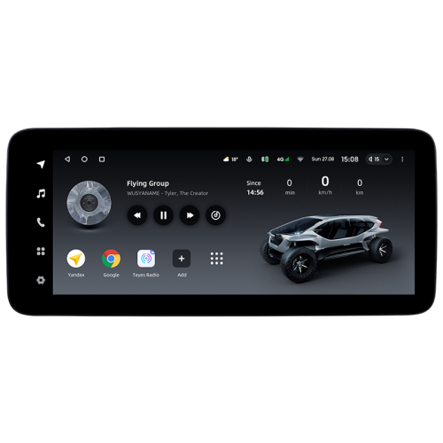 Штатная магнитола Teyes Тиайс LUX ONE 360 12.3" 6+128G Chevrolet Tracker 4 2019-2023