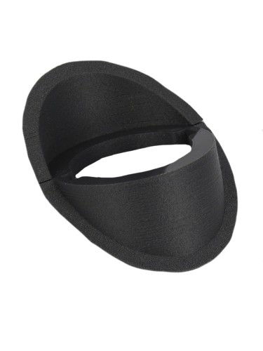 Накладка под рупор пластик черный, ракушка 7,5см (пара) (Р.55)