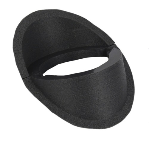 Накладка под рупор пластик черный, ракушка 7,5см (пара) (Р.55) 