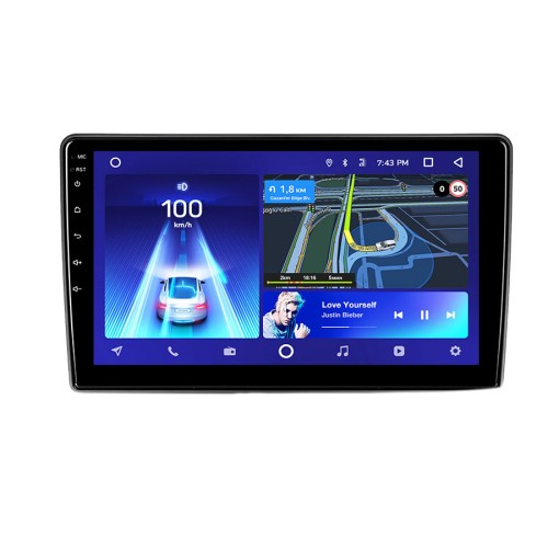 Штатная магнитола Teyes X1 Wi-Fi + 4G Lada Granta Sport 2011-2018 9&quot; (Вариант B) комплект для замены штатной рамки (2+32Gb)  