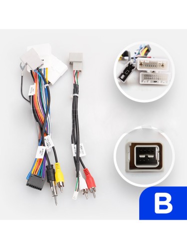 Установочный комплект Teyes для Nissan Qashqai 1 J10 2006-2013 (F1) 9" (Вариант B) авто со штатной камерой