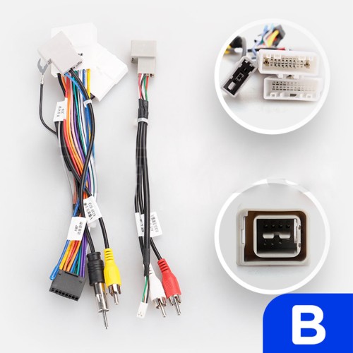 Установочный комплект Teyes для Nissan Qashqai 1 J10 2006-2013 (F1) 9&quot; (Вариант B) авто со штатной камерой