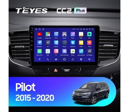 Штатная магнитола Teyes CC2 Plus Honda Pilot YF6 2015-2020