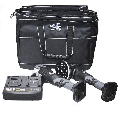 Shine Mate - полировальная машинка 2шт, зарядное устройство, сумка детейлера