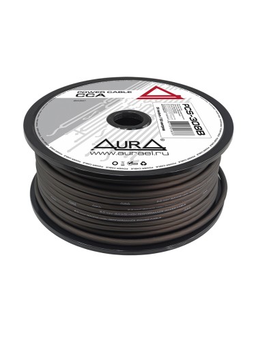 Силовой кабель AuRa PCS-308B 8AWG (8мм2) 1м
