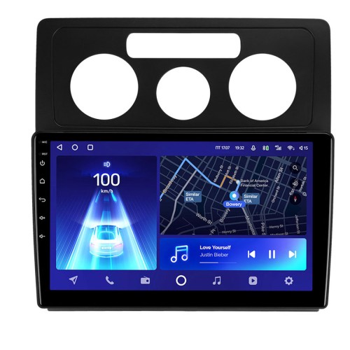 Штатная магнитола Teyes X1 Wi-Fi + 4G Volkswagen Caddy 2K 3 III 2004-2010 10.2" (2+32Gb)