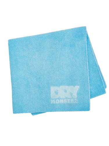 Dry Monster Velvet - полотенце ультра короткая петля 40x40см,330гр/м, голубой