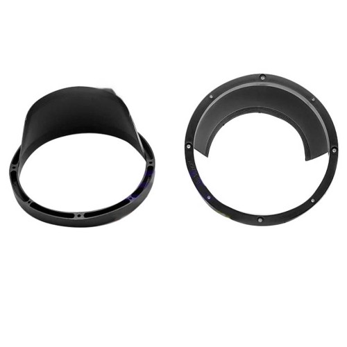 Водозащитные козырьки пластик 6,5&quot;(16,5см) (пара) прямые