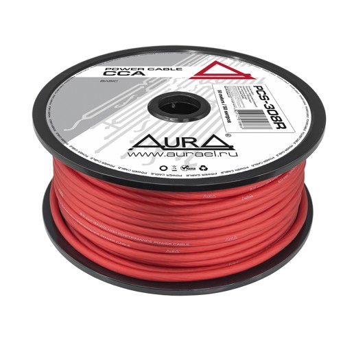 Силовой кабель AuRa PCS-308R 8AWG (8мм2) 1м