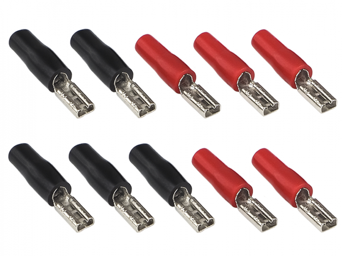 Клеммы акустические Aura ACN-0628/10 (5 красных + 5 чёрных)