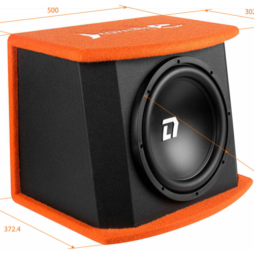 Активный автомобильный сабвуфер Barracuda 12A