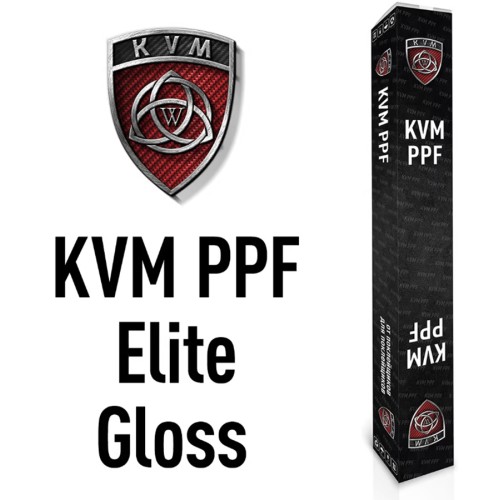 Антигравийная полиуретановая глянцевая пленка KVM TPU PPF Elite Gloss 1пог. м, ширина 1,52м (215 микрон)