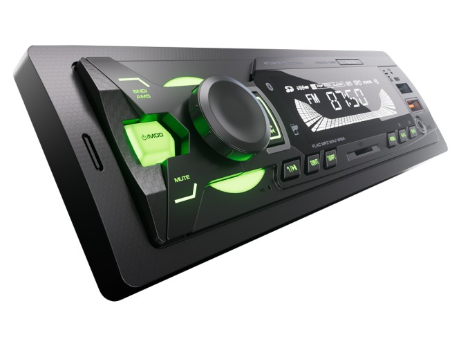 Магнитола (головное устройство) 1Din AurA FIREBALL-105BT