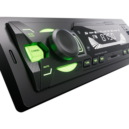 Магнитола (головное устройство) 1Din AurA FIREBALL-105BT