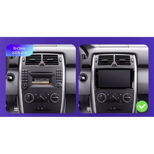 Штатная магнитола Teyes CC3 2K 360° Mercedes-Benz B-Class T245 2005-2011 9"
