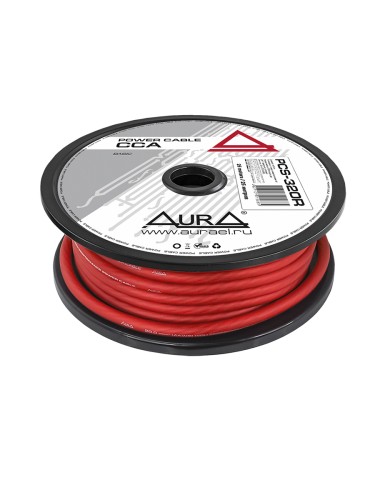 Силовой кабель AuRa PCS-320R 4AWG (20 мм2) 1м