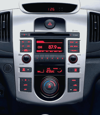 Переходная рамка для установки автомагнитолы Carav 22-146 KIA Cerato 2009-2012 9"