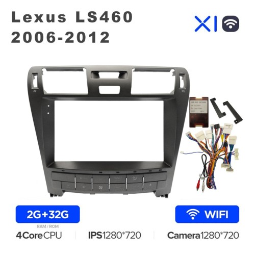 Штатная магнитола Teyes X1 Wi-Fi 9" для Lexus LS460 2006-2012
