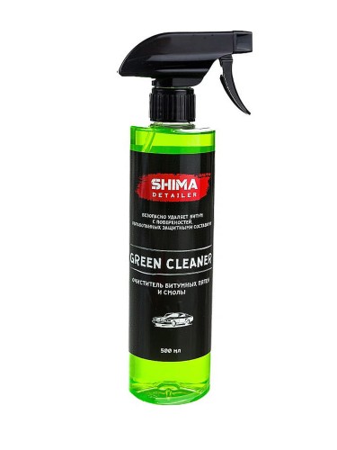 Shima Detailer "Green Cleaner" - очиститель битума и смол 500 мл
