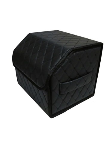 Сумка-органайзер в багажник авто 35*30*35см (фигурный ромб-черный/черный/черный) 