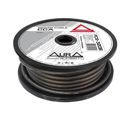 Силовой кабель AuRa PCS-320B 4AWG (20 мм2) 1м