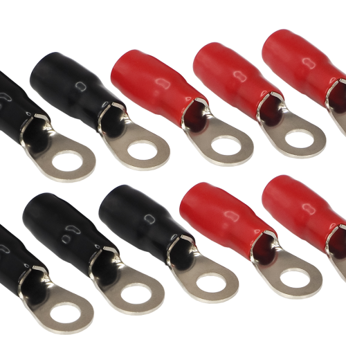 Клеммы силовые Aura ACN-R208/10 (5 красных + 5 чёрных)