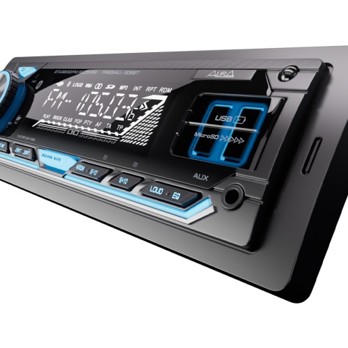 Магнитола (головное устройство) 1Din AurA FIREBALL-305BT