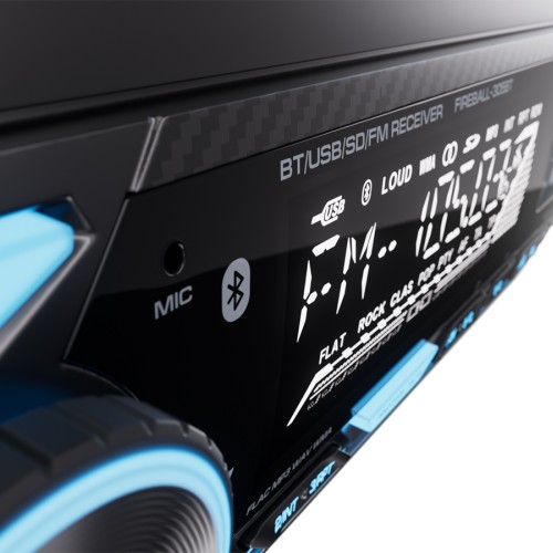 Магнитола (головное устройство) 1Din AurA FIREBALL-305BT