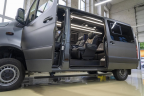 Выдвижные электрические пороги ATS на Mercedes Benz Sprinter 2019-2022