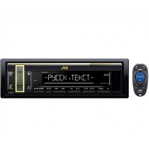 Магнитола (головное устройство) 1Din JVC KD-X178