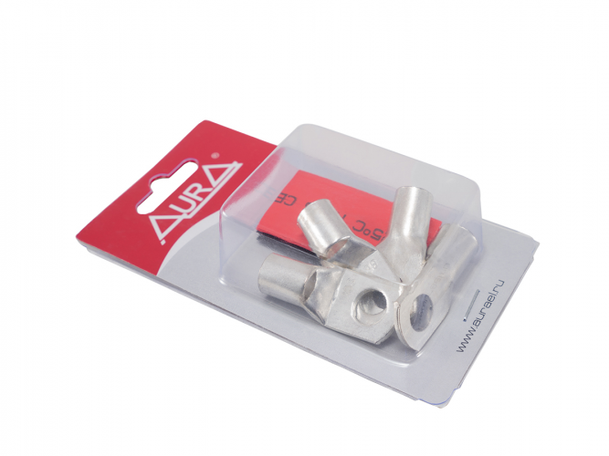 Клеммы силовые AuRa ACN-R518/4 (2 красных + 2 чёрных)