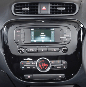 Переходная рамка для установки автомагнитолы Carav 22-730KIA Soul 2013-2019 (Климат) 9&quot;