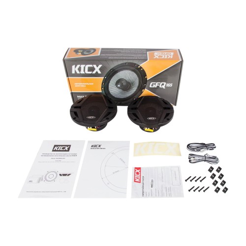 Kicx GFQ-165 2-х полосная коаксиальная акустика 16,5 см (пара)
