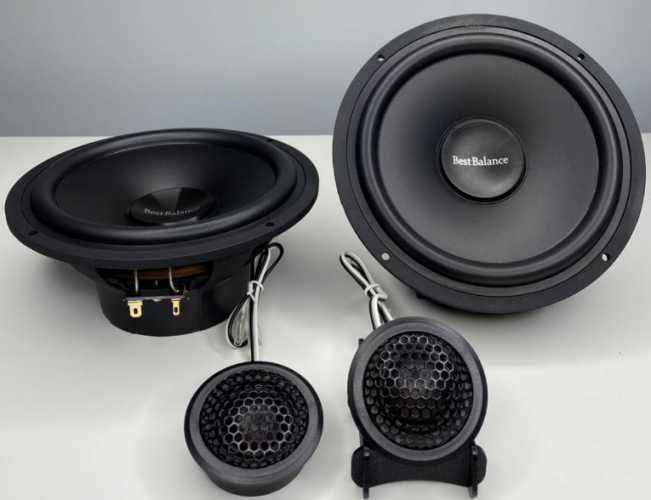 Best Balance E6.5C Black Edition 2-х полосная компонентная акустика 16,5 см (комплект)