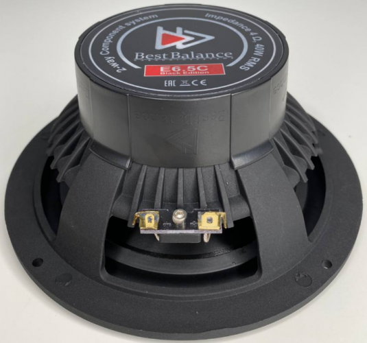 Best Balance E6.5C Black Edition 2-х полосная компонентная акустика 16,5 см (комплект)